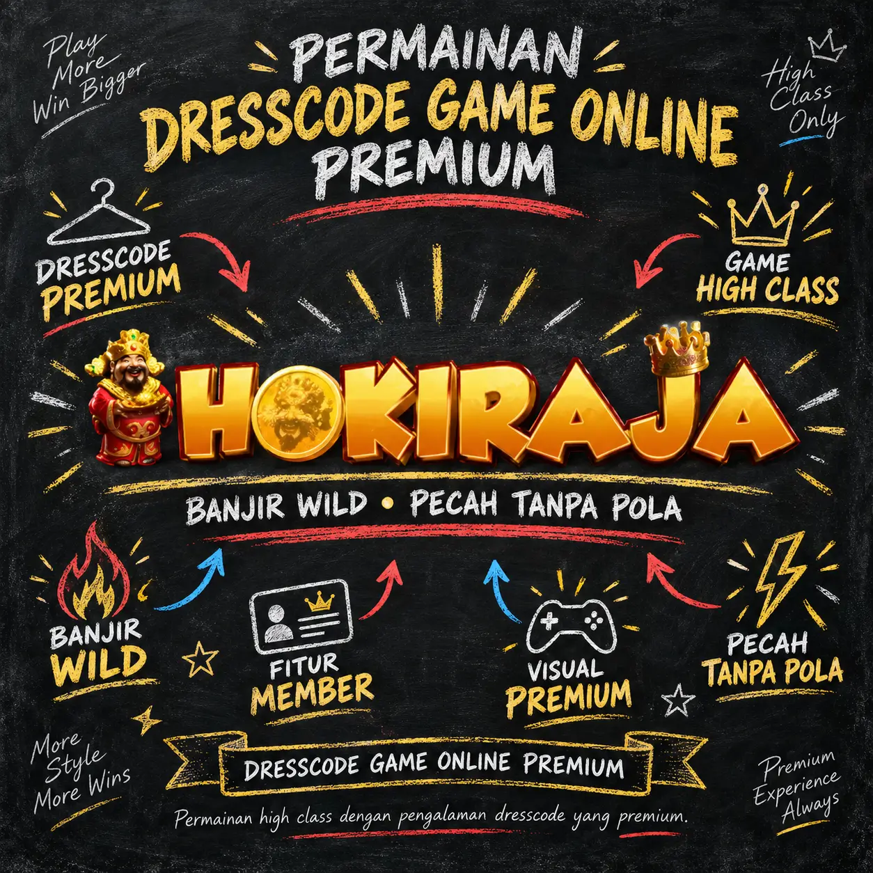  HOKIRAJA - Permainan Dresscode Game Online Premium Banyak Banjir Wild Pecah Tanpa Pola